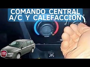 ✅Desmontar COMANDO A/C Y CALEFACCIÓN Fiat Stilo 1.9 JTD FÁCIL
