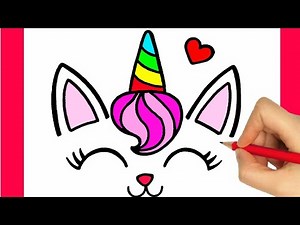 COME DISEGNARE UN UNICORNO FACILE PASSO PER PASSO