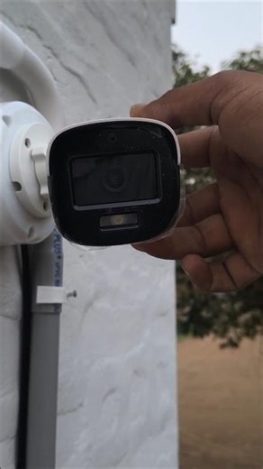 Hikvison cctv camera installation #securitycamera