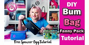Bummity Bum Bag FREE sewing video tutorial - Sew Modern Bags