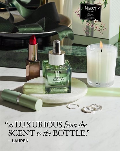 See why everyone is obsessed with Indian Jasmine Perfume Oil, a blend of jasmine absolute, bergamot, berries, and pink pepper. | NEST New York