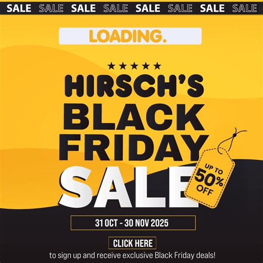 10K views | The thrill builds as Hirsch’s Black Friday approaches. Sign up for incredible savings. | Hirsch's Homestore | Facebook