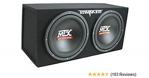 Mtx Terminator 1200-watt Dual Subwoofer Enclosure