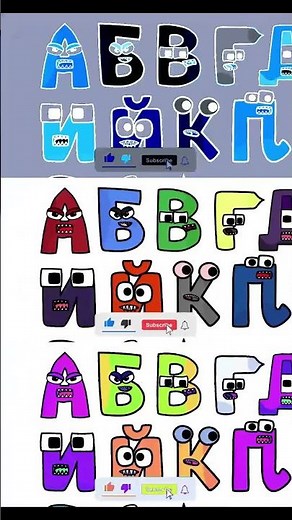🔴RUSSIAN ALPHABET LETTERS LORE #alphabetlore
