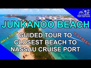 NASSAU's free beach! JUNKANOO Beach in Nassau Bahamas-! Guided tour of the EASY WALK TO IT!!