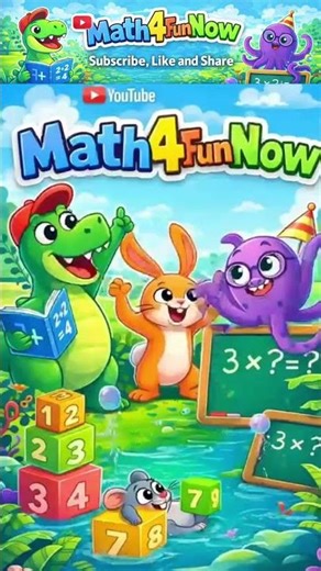 Math4funnow I love maths #cartoon #education #kidsvideo #cocomelon #babyshark #