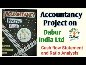 Accountancy Project on Ratio Analysis & Cash flow Statement | Accounts Project on Dabur India Ltd