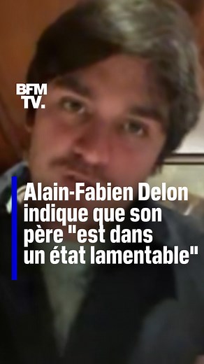 Alain-Fabien, le plus jeune fils d'Alain Delon, évoque dans un entretien à BFMTV l'état de santé, très préoccupant, selon lui, de son père. Il est également revenu sur le conflit qui l'oppose à sa sœur Anouchka. #BFM #BFMTV #Delon | BFMTV