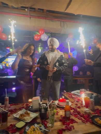 Jaspreet Kaur Dyora on Instagram: "Groom’s birthday turning into a groom shower by the bride💐 #groomtobe #bridetobe #takeover #birthday surprise party"