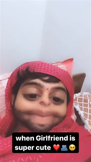 @p_r_for_love_life on Instagram: "When Girlfriend is Super cute 🥰 . . . . #viral #explorepage #reelsinstagram #trendingreels #memes #girlfriend #boyfriend #couple #relationships #longdistancerelationship❤️ #love"