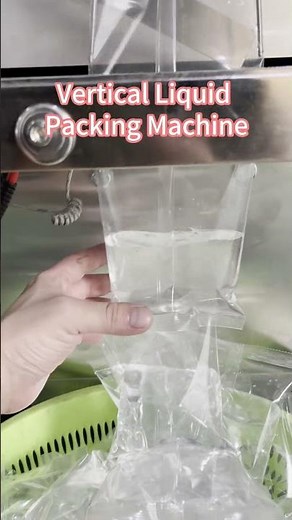 Vertical Liquid Packing Machine | Automatic Liquid Pouch Packaging Solution