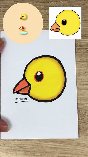 Easy drawings 🐤🏖️