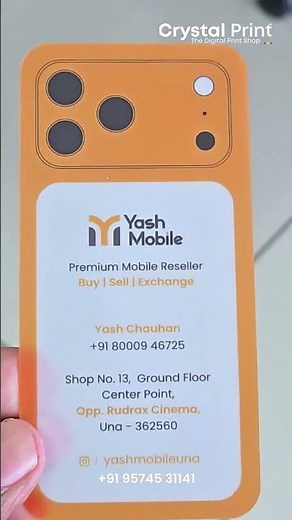 Premium Transparent Business Card Printing by Crystal Print