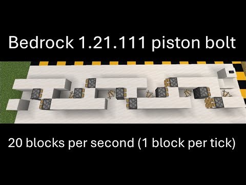Extremely fast minecart transportation method for bedrock minecraft