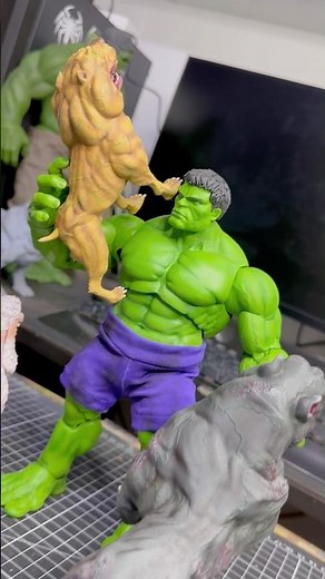 Hulk vs gamma dogs #marvel #hulk2003 #ericbana