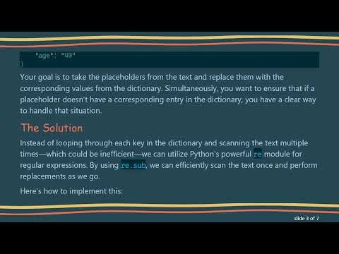 How to Easily Replace Placeholders in a Text File with Python