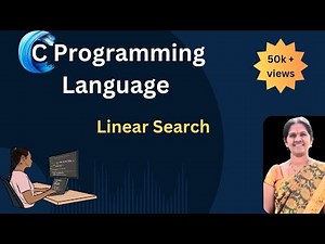 Linear search in c|| c programming in telugu