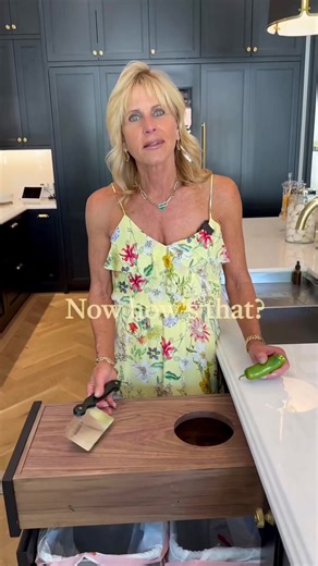 Chad Waterhouse Pull-Out Cutting Board with Waste Bin: A Kitchen Game-Changer