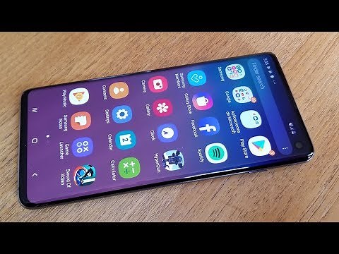 Galaxy S10 - How To Change Text Message Background - Fliptroniks.com