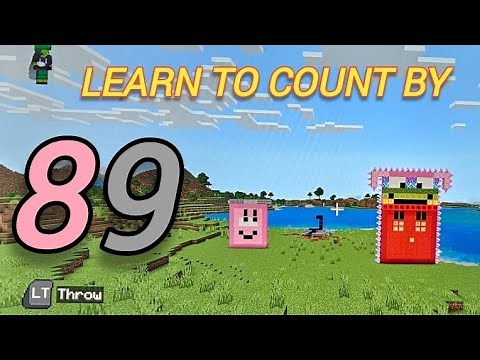 Learn to count by 89 with Noah, Minecraft Number blocks, kids learning songs