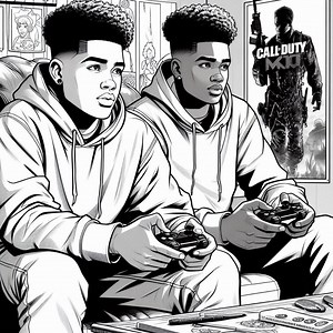 6 Custom Personalized Coloring Pages