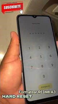 Format REDMI A3 with simple steps / Factory hard reset