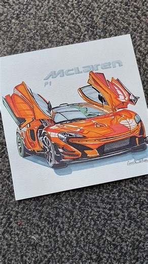 #mclaren #mclarenp1 #car #carenthusiast #carlover #drawing #artist #indian #kerala #2026 #mallu