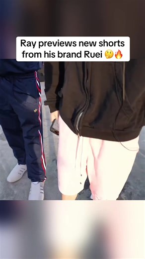 Ray previews new shorts from his brand Ruei 🤔🔥 #rayasianboy #fyp #fyp