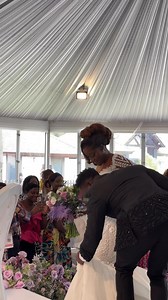 Groom helping his bride😍💯 #weddingdress #weddinginspo #weddinggoals #weddinggown | Kele