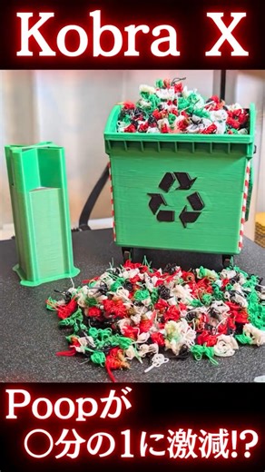 【Kobra X】#Anycubic's latest multicolor 3D printer drastically reduces poop!? We compared it to co...