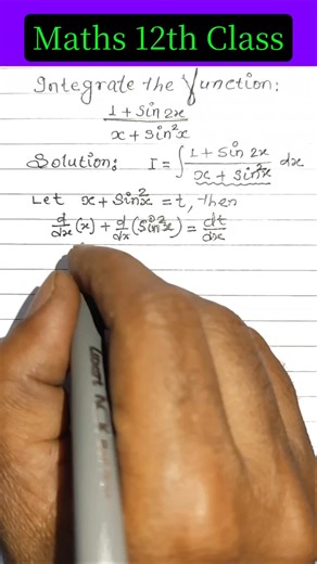 Class 12th Maths || Indefinite Integrals||Integration by substitution ||