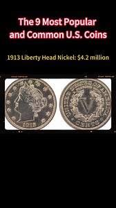 50K views · 471 reactions | The 9 Most Popular and Common U.S. Coins #coin #dollar #coincollecting #foryoupage #dime #penny #quarter | HeritCoin | Facebook