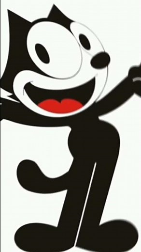 gato felix vs cartoon cat