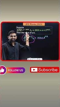 📘 JEE Mains Previous Year | Must-Solve Problem? Can you solve this ? #jeemains #jee #jeeadvanced