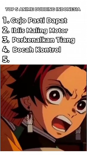 Top 5 Dubbing Anime Terbaik di Indonesia