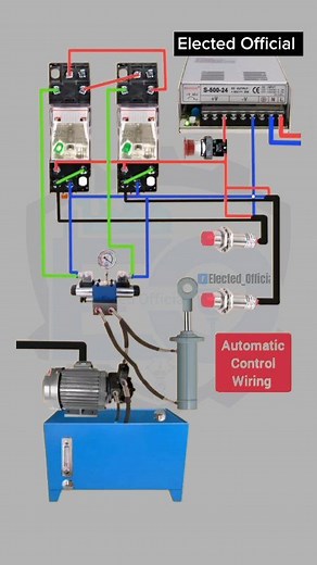 Automatic Control Wiring #ElectedOfficial #ElectricalTips #DIYElectric #ElectricProjects #HomeElectrical #TechTutorial #LifeHacks #ElectricalHack #ElectricalEngineering #MotorControl #ThreePhaseMotor #IndustrialAutomation #ElectricalSafety #EngineeringTraining #ControlPanelDesign | 𝐄𝐥𝐞𝐜𝐭𝐞𝐝 𝐎𝐟𝐟𝐢𝐜𝐢𝐚𝐥