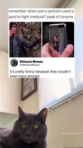 📱 Percy Jackson Used an iPod to Defeat Medusa… Peak Cinema 💀 #funny #viral #fyp