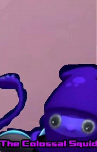 The colossal squid from Octonauts