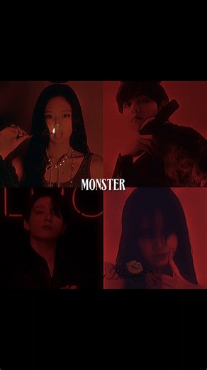 Monster🎵🩰🔥 #blackpink #kpop #blink #jisoo #rosé #jennie #lisa #trend #aesthetic #shorts #capcut