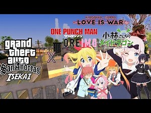 CHARACTER SKIN PACK FROM ANIME|| GTA SA collab Time