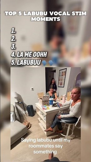 Labubu Vocal Stim… 🤣💀 #tiktok #top5 #top5moments #labubu #stimming