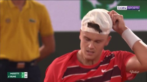 Lorenzo Musetti vs Holger Rune - Highlights | Roland Garros 2025