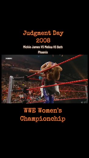 #jugmentday 2008 Mickie James VS Melina VS Beth Phoenix #bethphoenix #mickiejames #melinawwe #luchalibre #fridaynightsmackdown #championship #wwe #raw