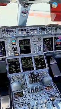 Cockpit of The Airbus A380, The World’s Largest Passenger Aircraft #airbusa380 #cockpitview