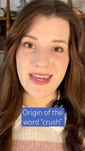 #DidYouKnow the origin of the word “crush?” #funfacts #etymology