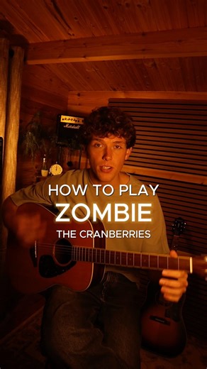 Zombie – The Cranberries | Every Beginner Should Know This Song 🎸#guitar tutorial #thecranberries