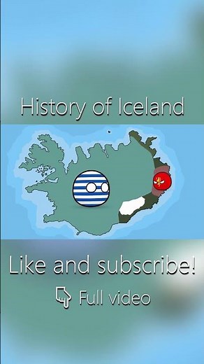 History of Iceland Part 1 | Countryballs