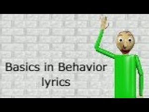 Basics in Behavior lyrics