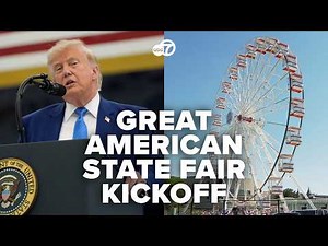 Great American State Fair on National Mall kicks off with President Trump rally