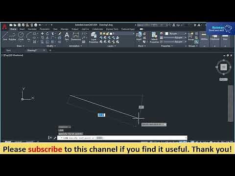 How to fix direction of line in horizontally and vertically in AutoCAD